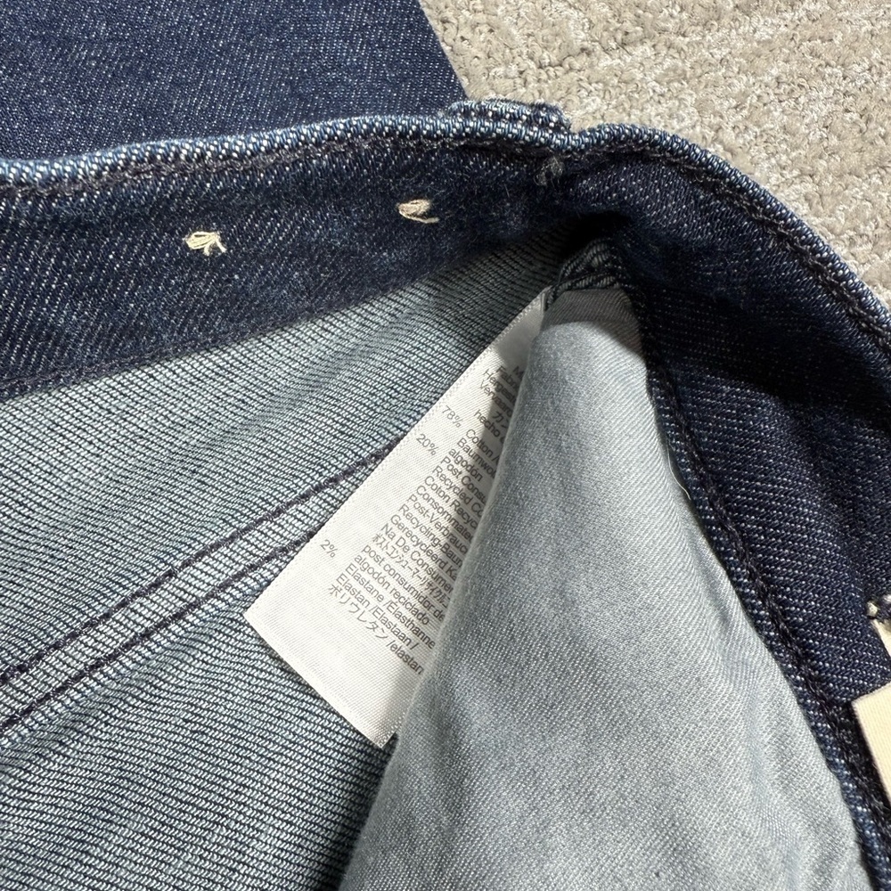 Madewell 10in High Rise Skinny Blue Jean Womens Size 25 - Picture 5 of 8